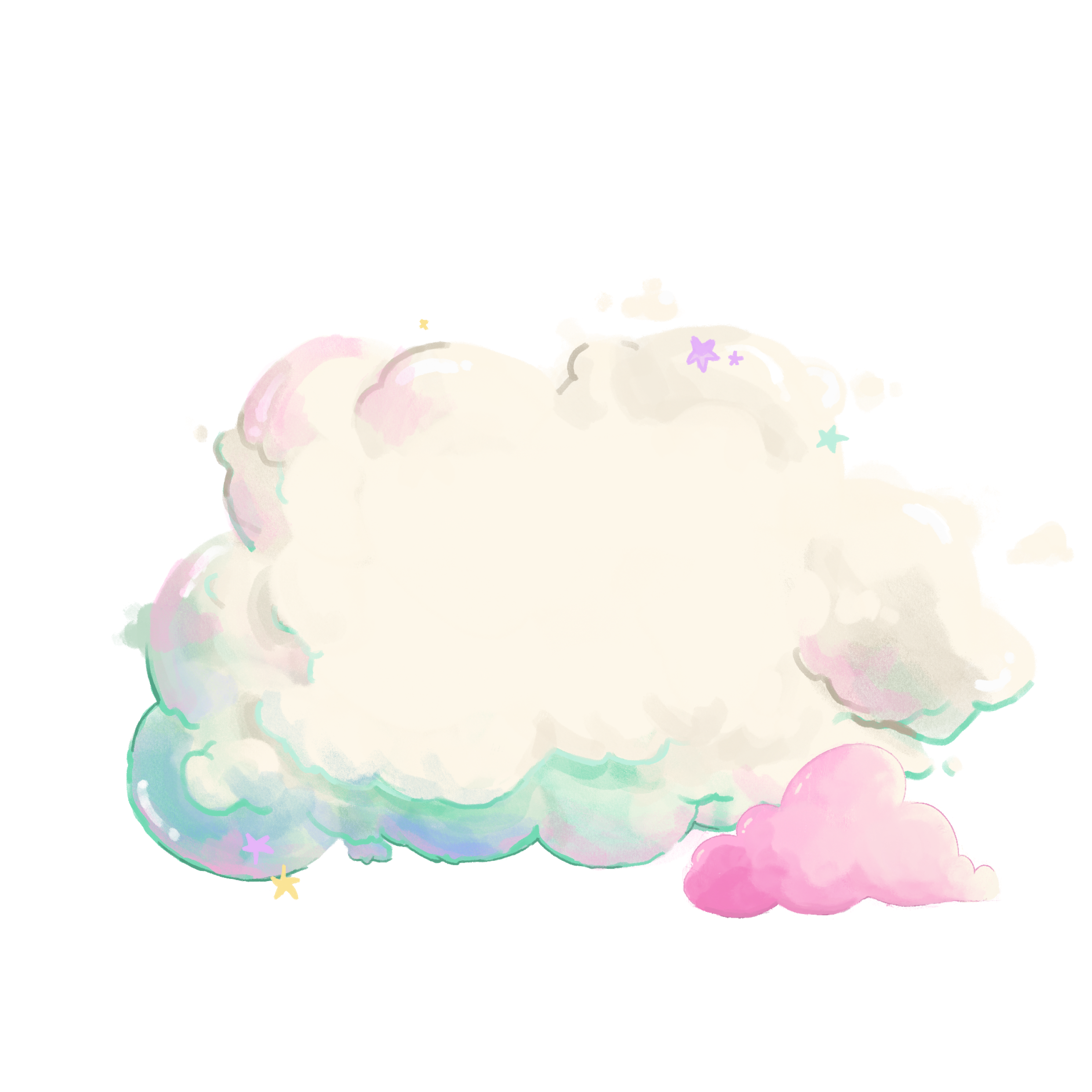 left cloud graphic